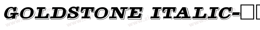 Goldstone Italic字体转换